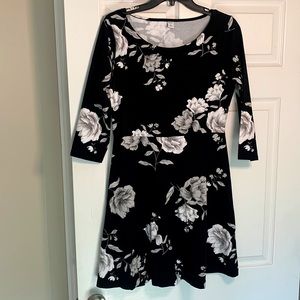 Floral T-shirt dress